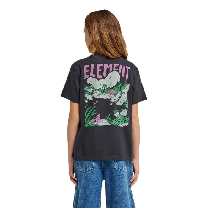 Element Lakeside S/S Youth T-Shirt - Off Black