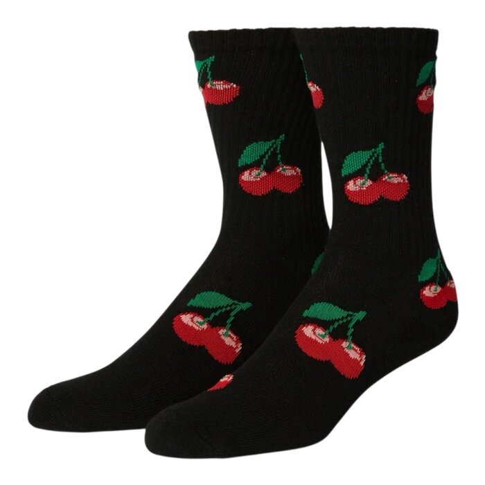 Huf Cherry Bomb Crew Sock - Black