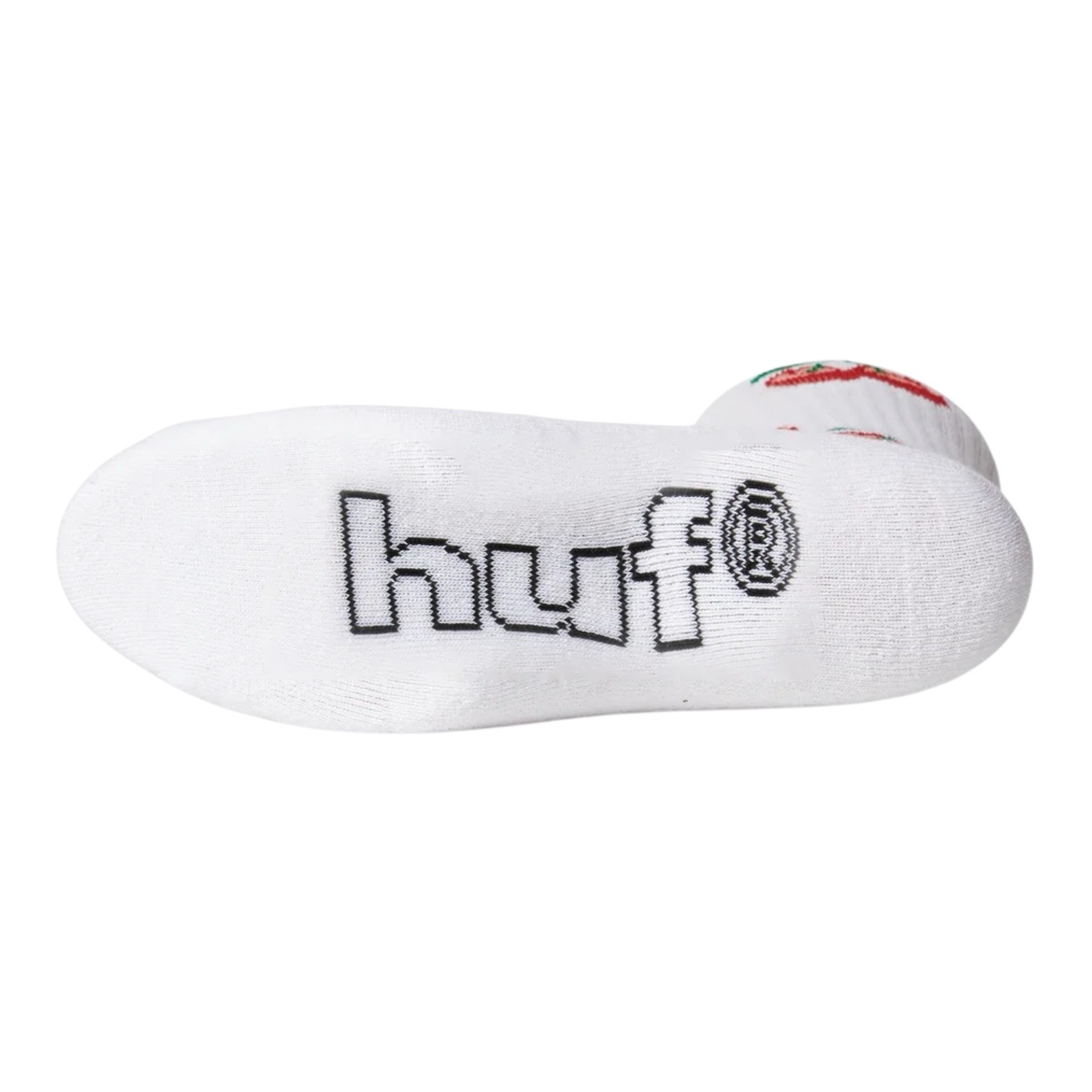 Huf Cherry Bomb Crew Sock - White