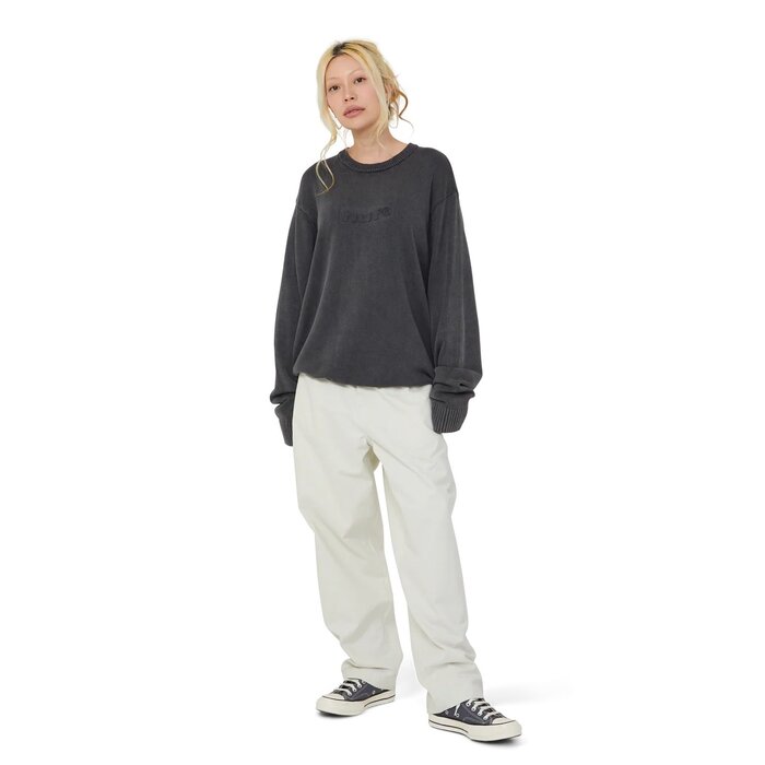 Huf Pacific Wash Embossed Crewneck - Black