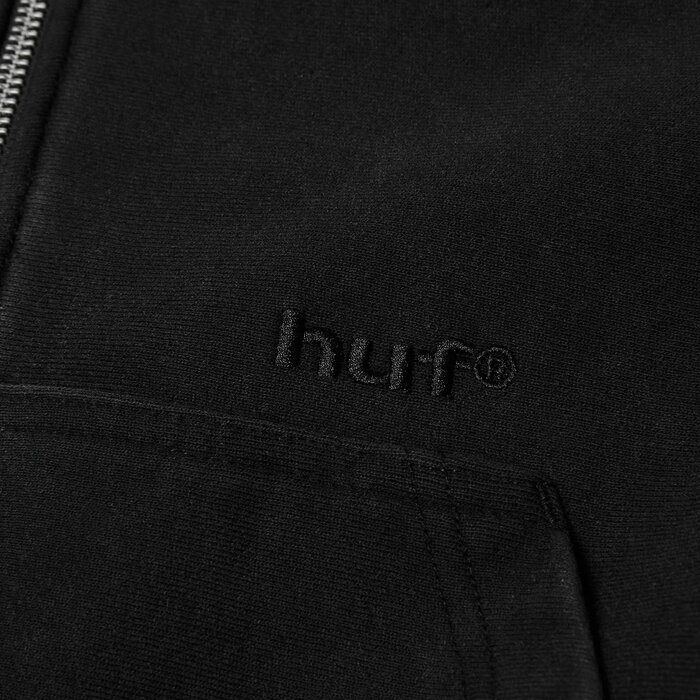 Huf Pacific Wash FZ Hoodie - Black
