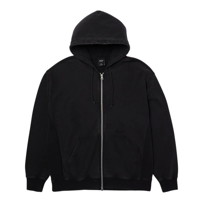 Huf Pacific Wash FZ Hoodie - Black