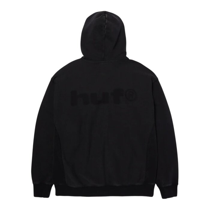 Huf Pacific Wash FZ Hoodie - Black