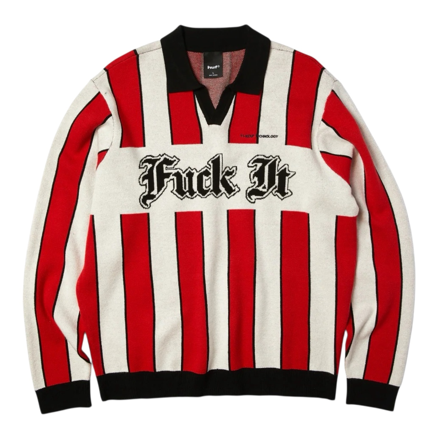 Huf Midfield Jersey Sweater - Red