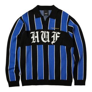 Huf Midfield Jersey Sweater - Electric Blue