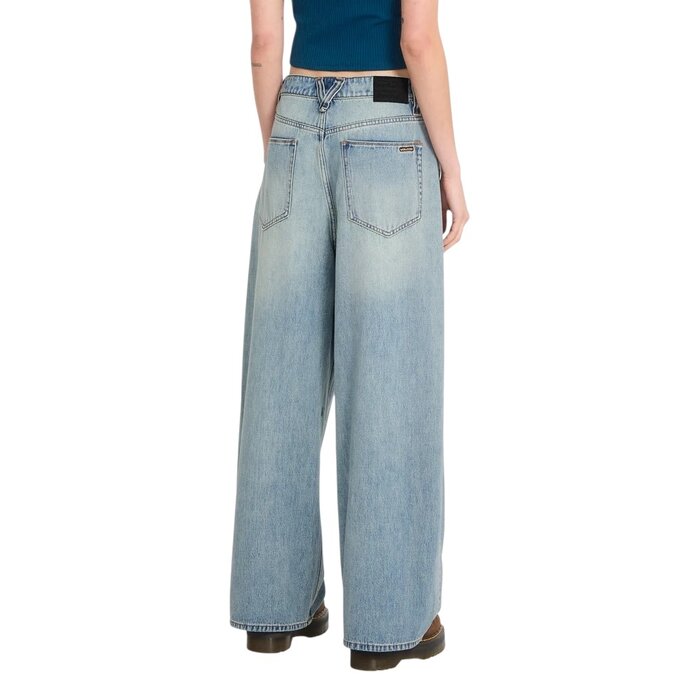 Volcom Beeggy Denim Pant - Dusty Blue Wash