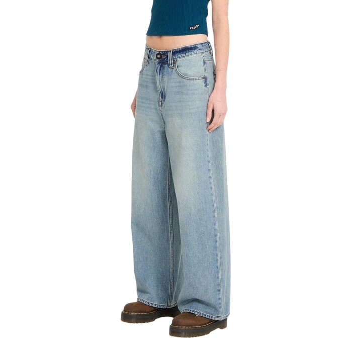 Volcom Beeggy Denim Pant - Dusty Blue Wash