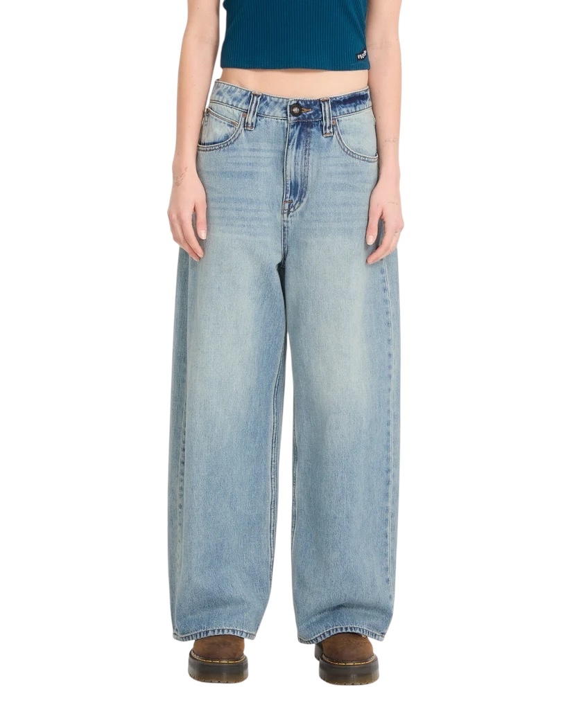 Volcom Beeggy Denim Pant - Dusty Blue Wash