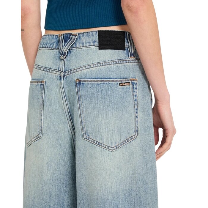 Volcom Beeggy Denim Pant - Dusty Blue Wash