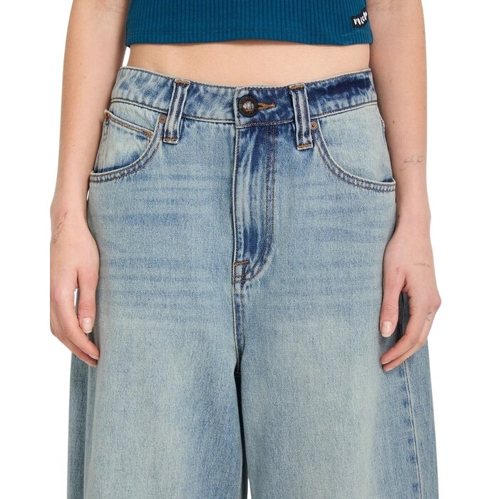 Volcom Beeggy Denim Pant - Dusty Blue Wash