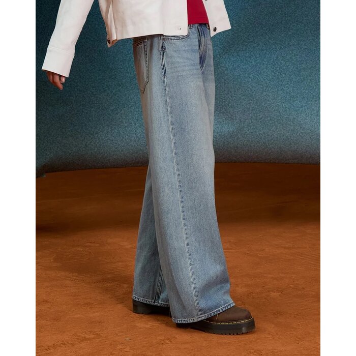 Volcom Beeggy Denim Pant - Dusty Blue Wash