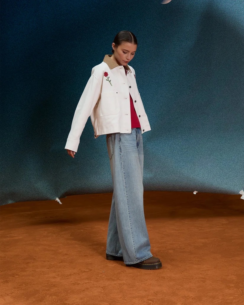 Volcom Beeggy Denim Pant - Dusty Blue Wash