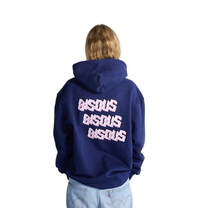 Bisous Skateboards X3 Hoodie - Navy