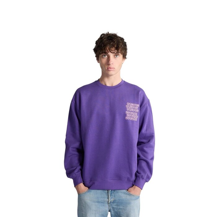 Bisous Skateboards Slime Crewneck - Purple