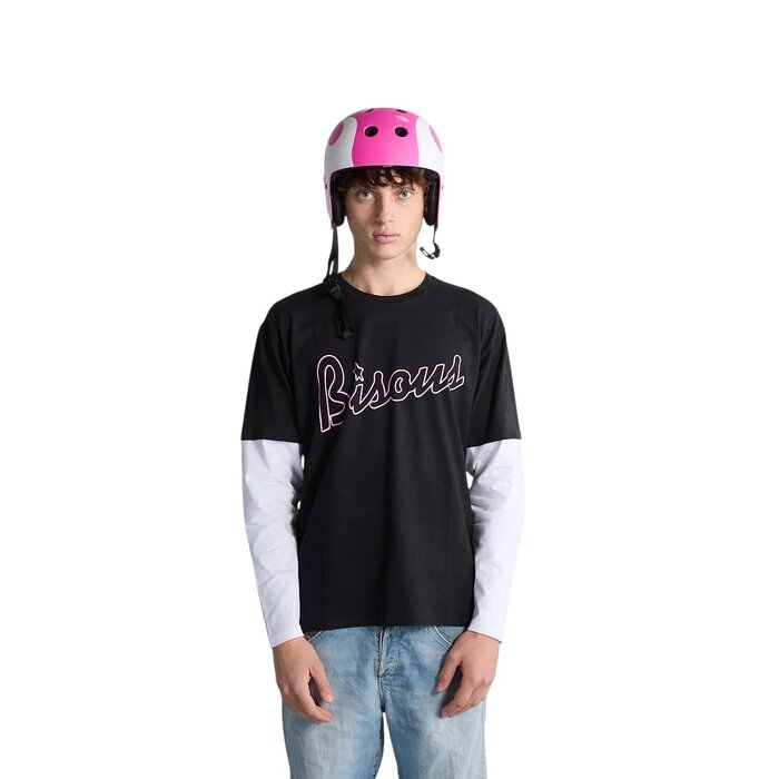 Bisous Skateboards Lounge L/S T-Shirt - Black