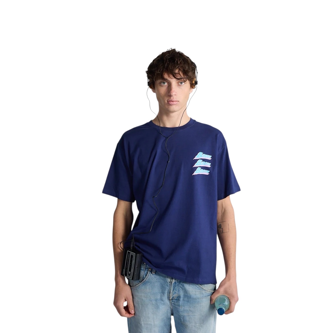 Bisous Skateboards Zenith T-Shirt - Royal Blue