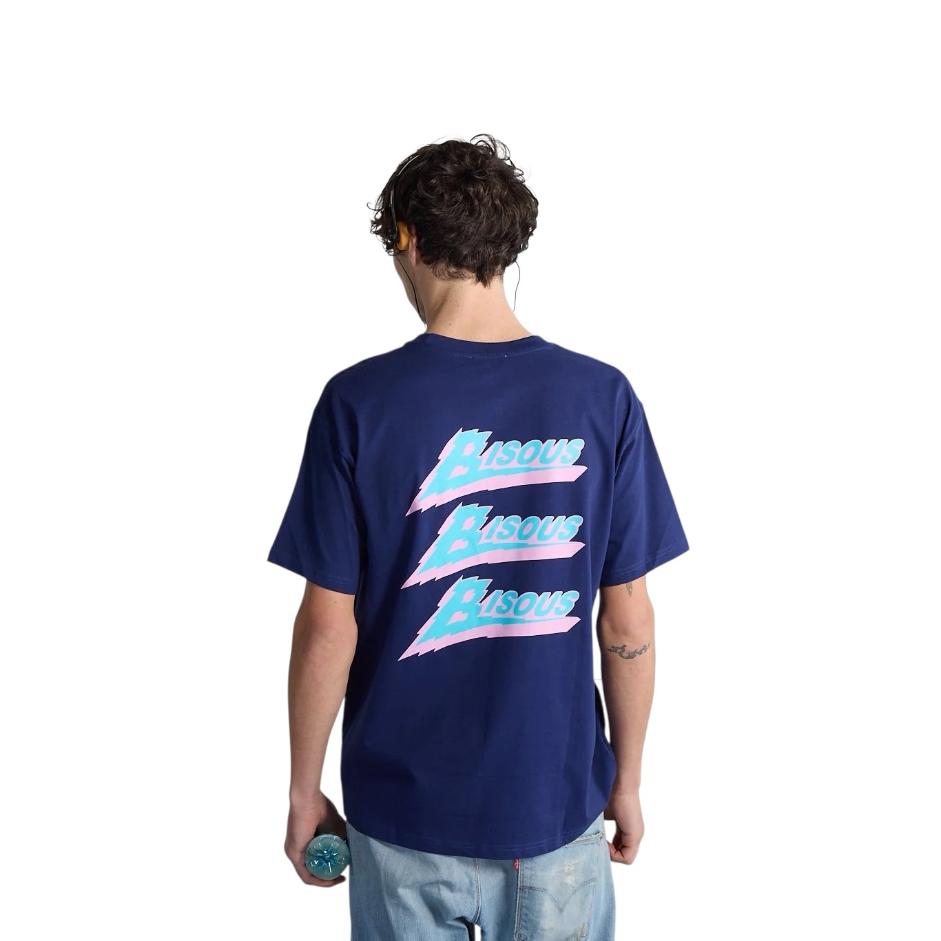 Bisous Skateboards Zenith T-Shirt - Royal Blue