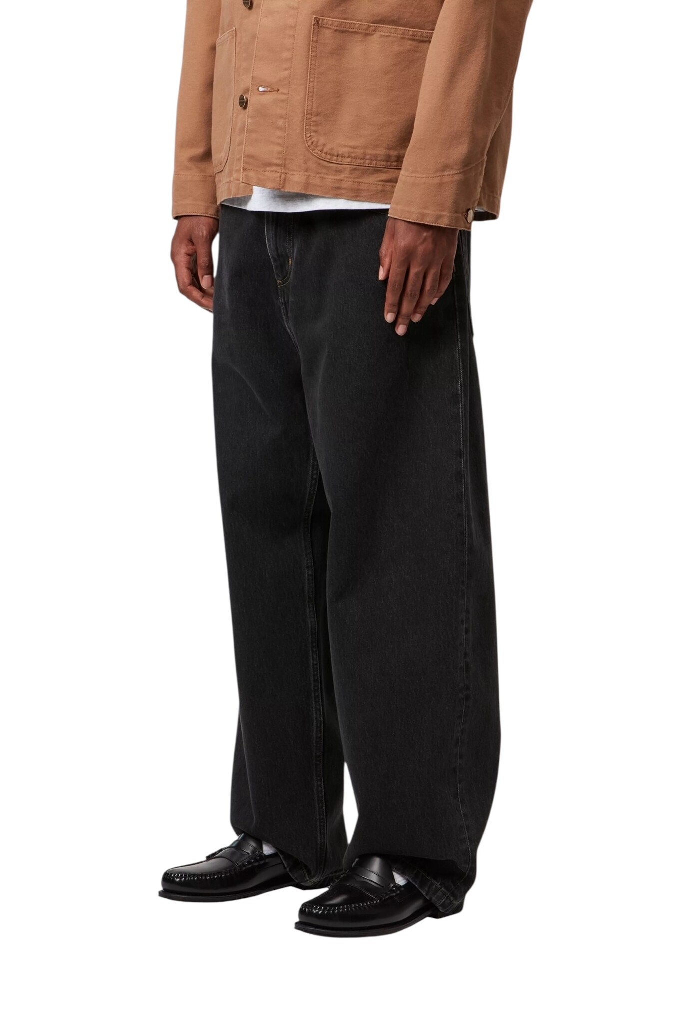 Carhartt WIP Brandon Pant - Black (Stone Washed)