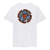 Santa Cruz Roskopp Monster Strip T-Shirt - White