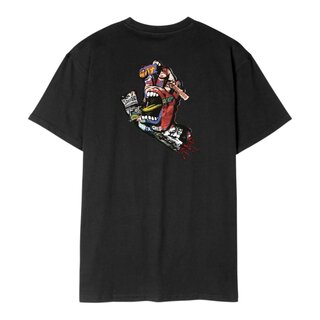 Santa Cruz Collage Hand T-Shirt - Black