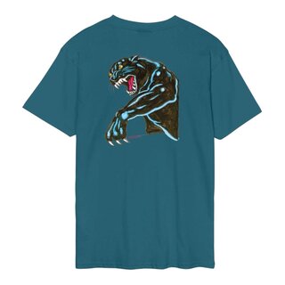 Santa Cruz Natas Sketch Panther T-Shirt - Teal
