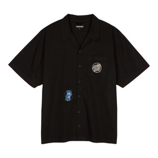 Santa Cruz Stamped S/S Shirt - Black