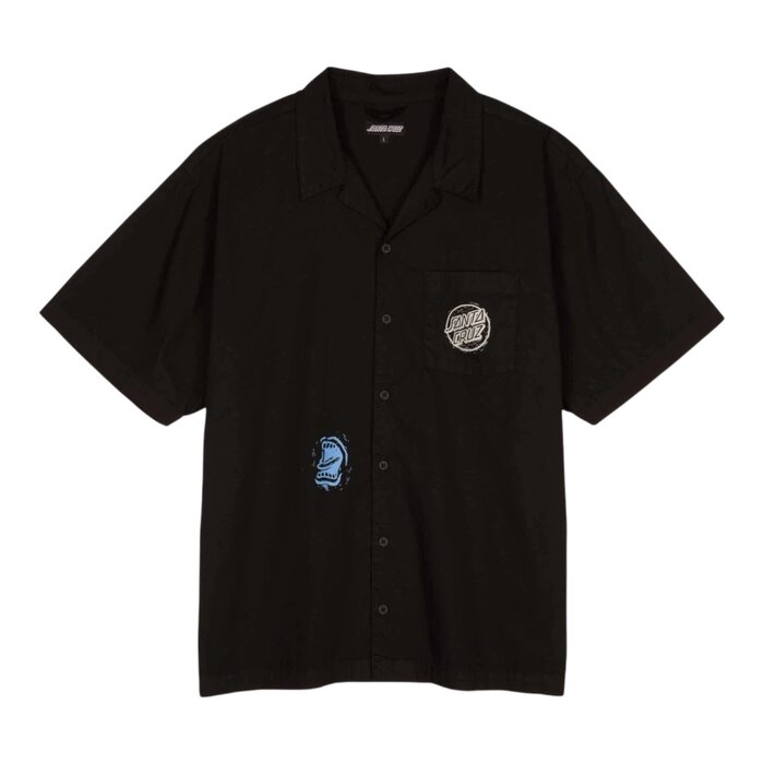 Santa Cruz Stamped S/S Shirt - Black