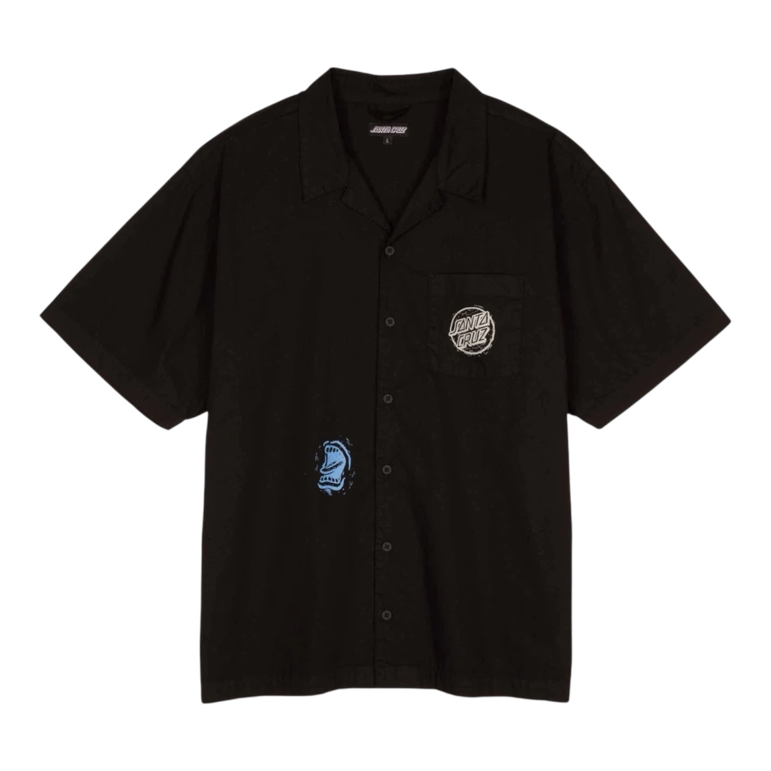 Santa Cruz Stamped S/S Shirt - Black