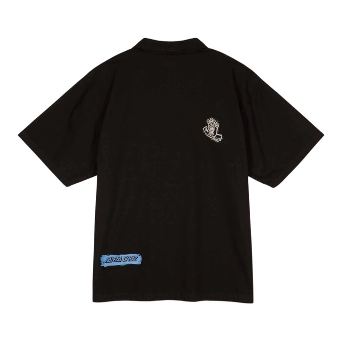 Santa Cruz Stamped S/S Shirt - Black