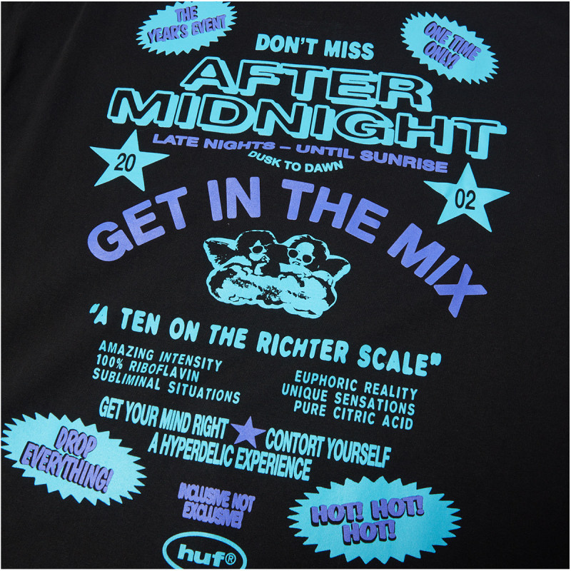 Huf After Midnight S/S Tee - Black