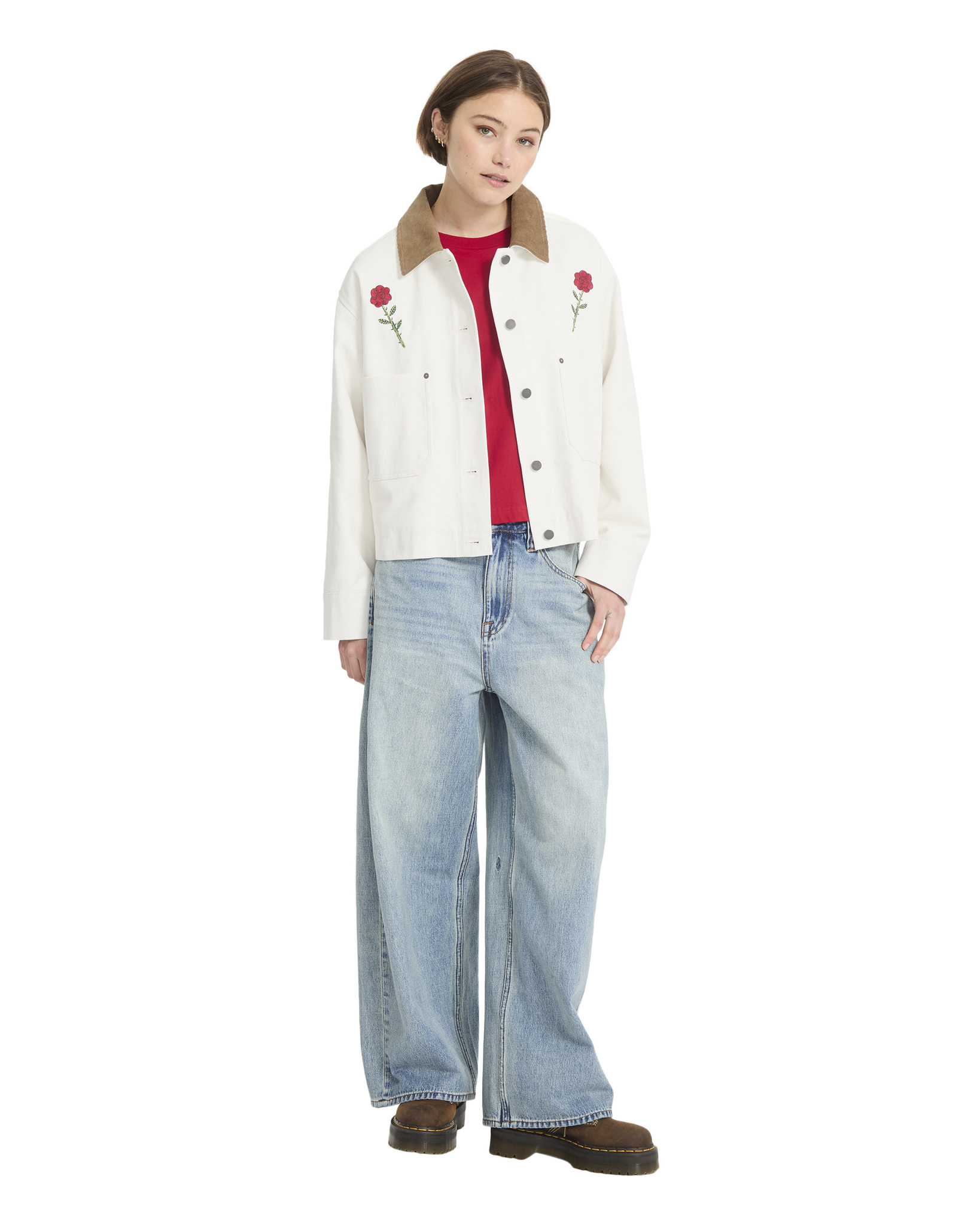 Volcom Fa Mickey Mason Jacket - Off White