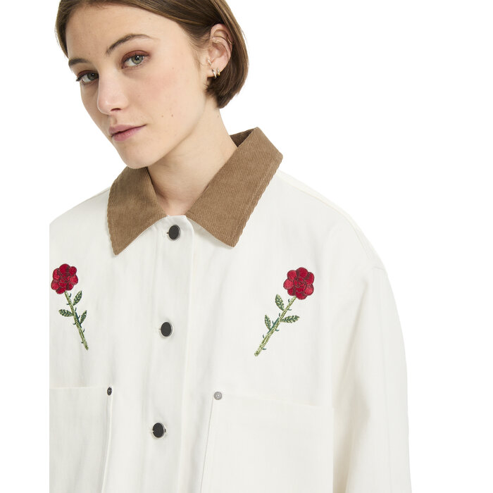 Volcom Fa Mickey Mason Jacket - Off White