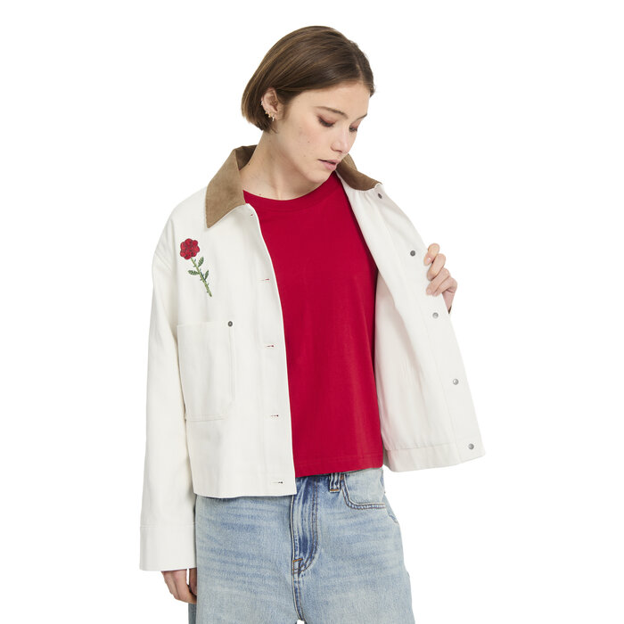 Volcom Fa Mickey Mason Jacket - Off White