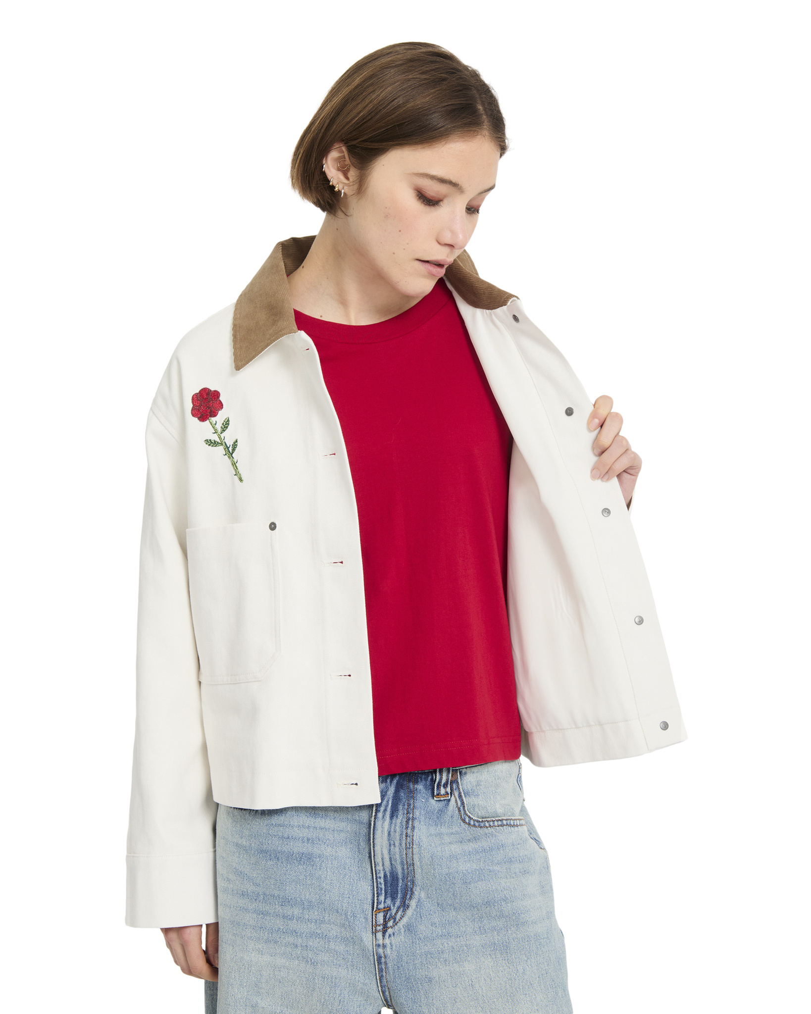 Volcom Fa Mickey Mason Jacket - Off White