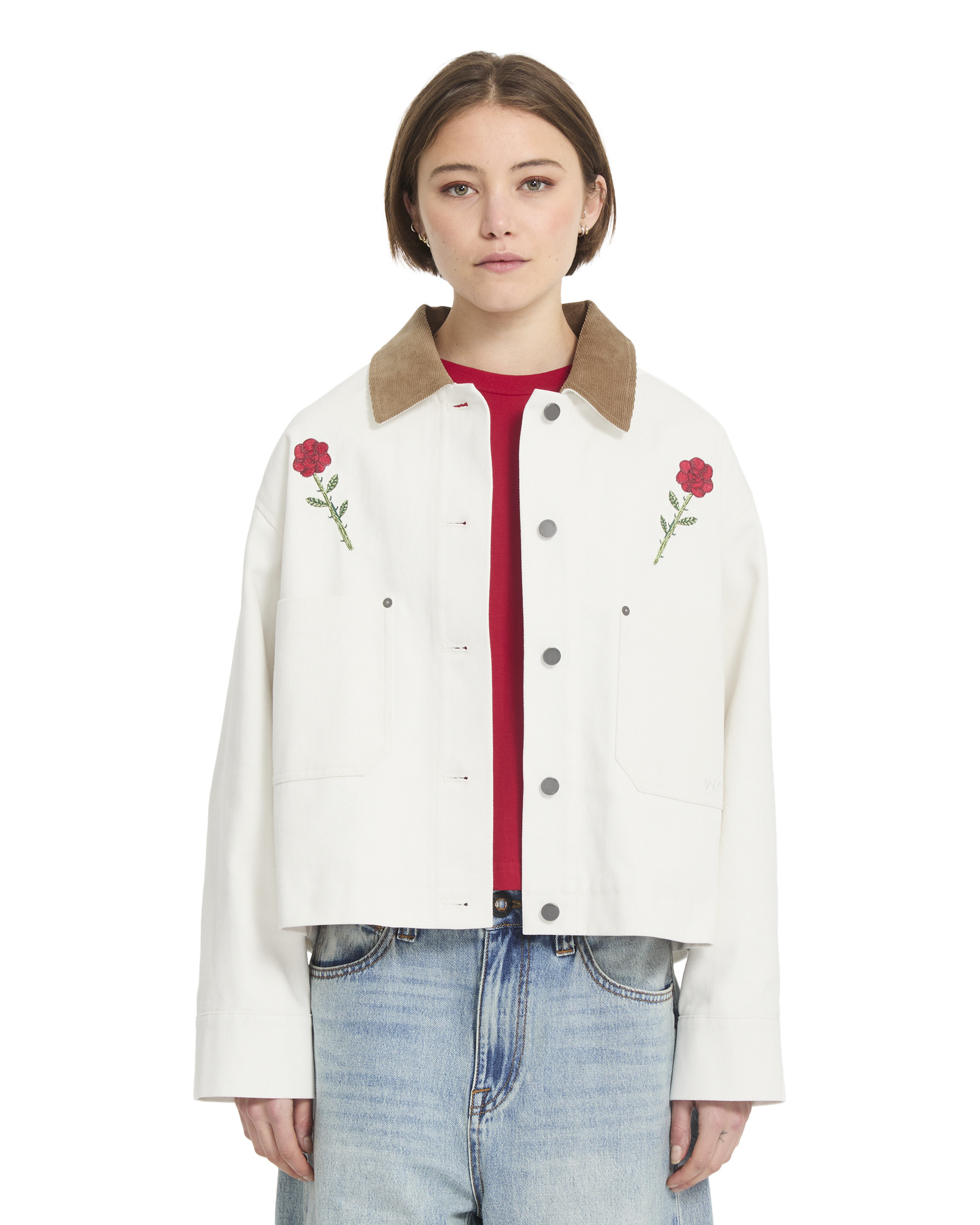 Volcom Fa Mickey Mason Jacket - Off White