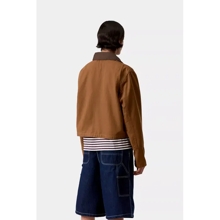 Carhartt WIP W' Prescott Jacket - Hamilton Brown/Tabacco Garment Dyed