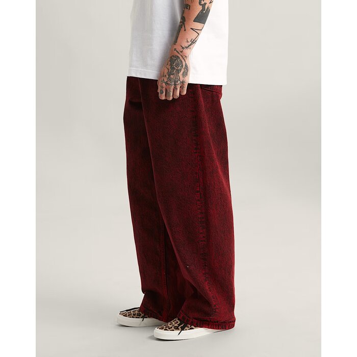 Vans Check-5 Baggy Acid Overdyed Denim - Racing Red