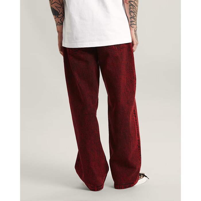 Vans Check-5 Baggy Acid Overdyed Denim - Racing Red