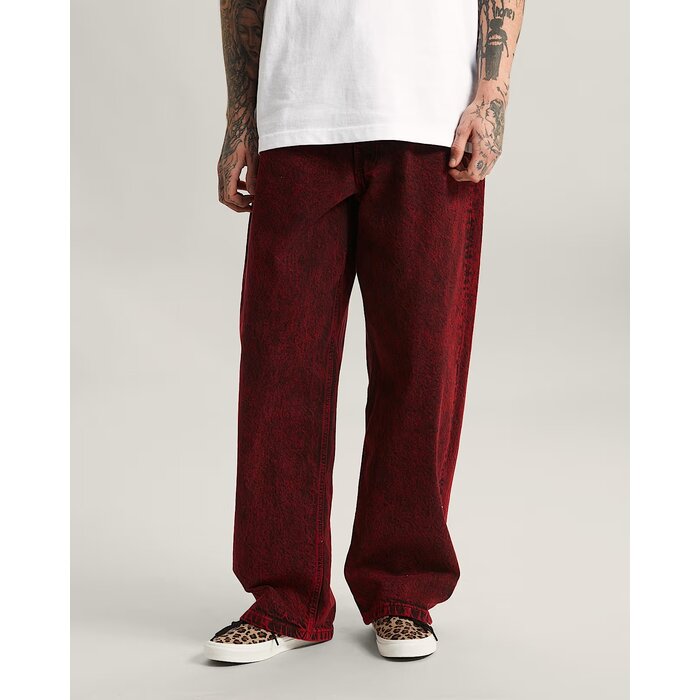 Vans Check-5 Baggy Acid Overdyed Denim - Racing Red