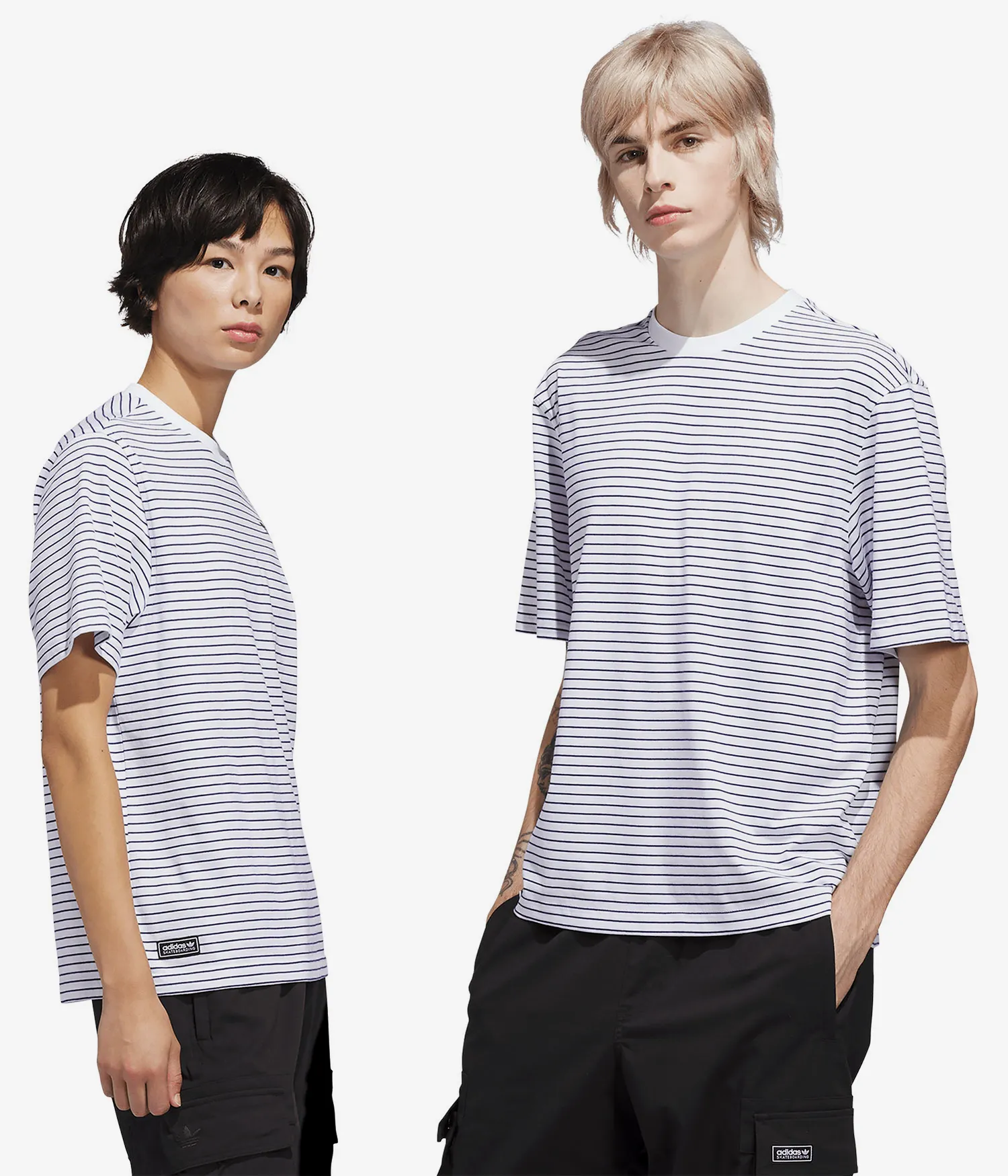 Adidas Skateboarding Skate Exc Yd Tee - White/Dark Blue