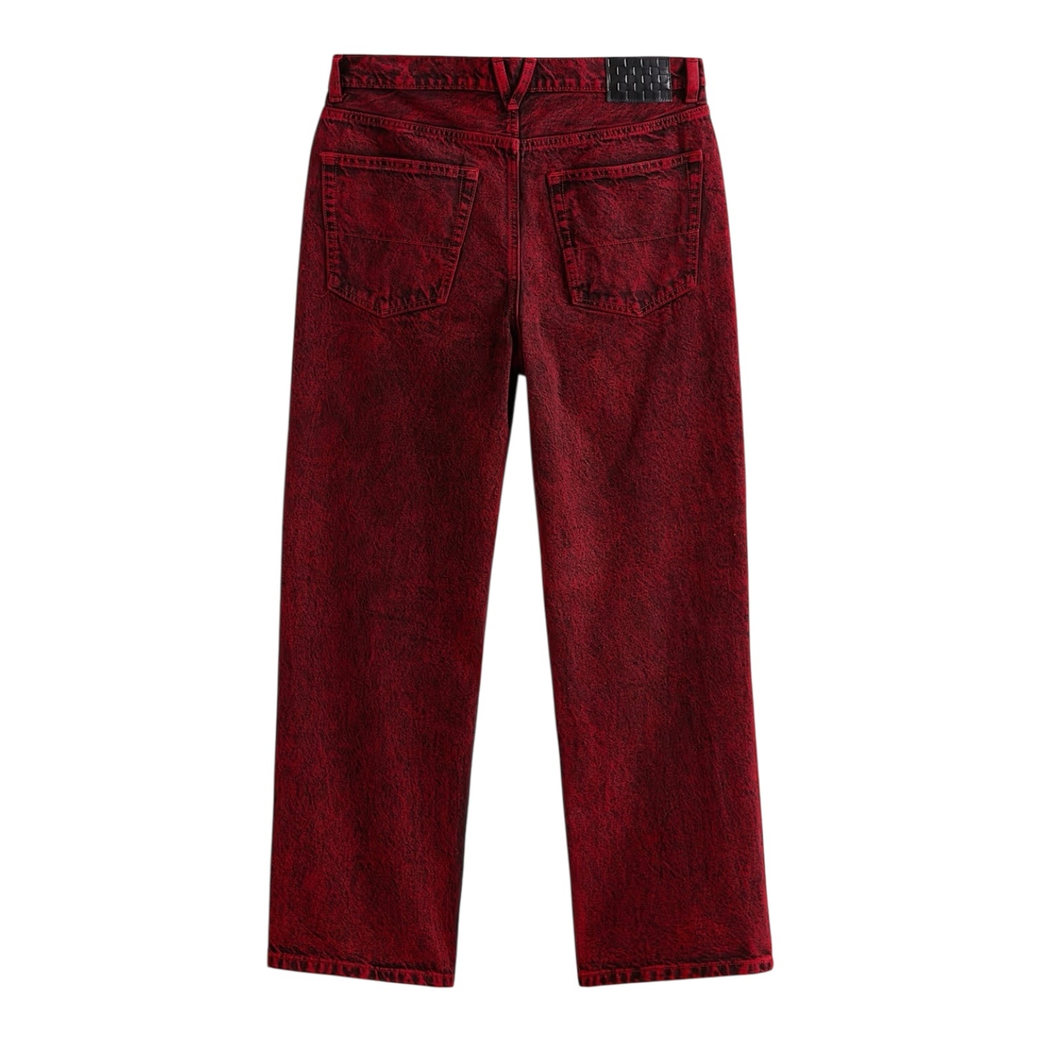 Vans Check-5 Baggy Acid Overdyed Denim - Racing Red