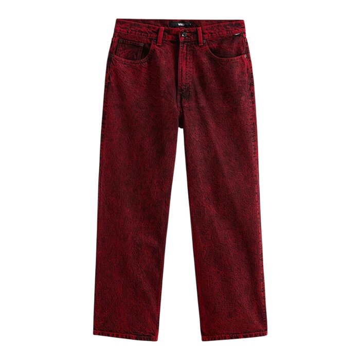 Vans Check-5 Baggy Acid Overdyed Denim - Racing Red