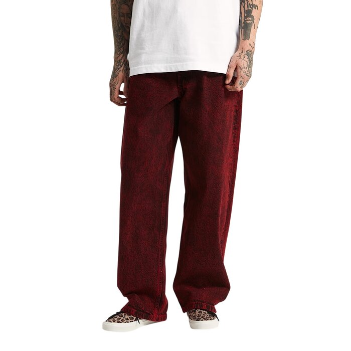 Vans Check-5 Baggy Acid Overdyed Denim - Racing Red