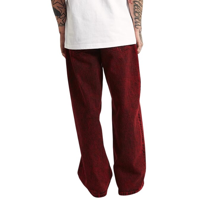 Vans Check-5 Baggy Acid Overdyed Denim - Racing Red