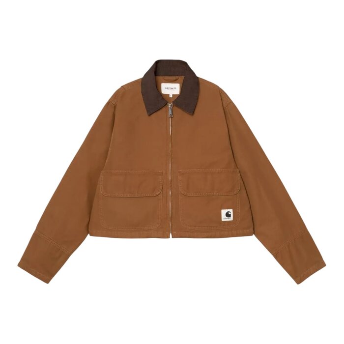 Carhartt WIP W' Prescott Jacket - Hamilton Brown/Tabacco Garment Dyed