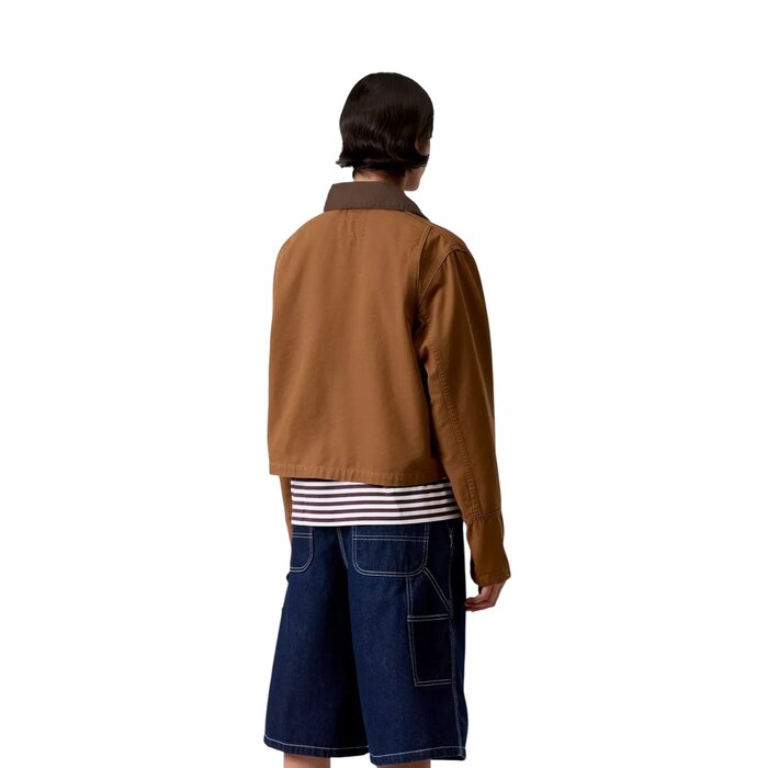 Carhartt WIP W' Prescott Jacket - Hamilton Brown/Tabacco Garment Dyed