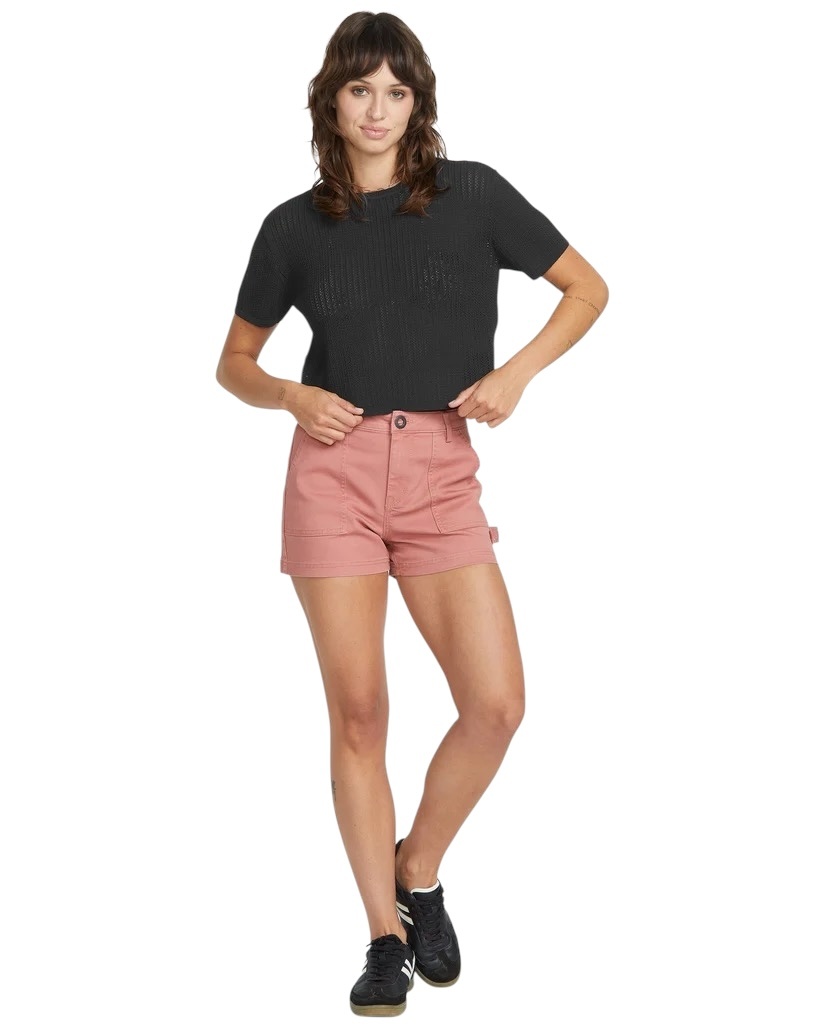 Volcom Meshy Beach S/S T-Shirt - Black