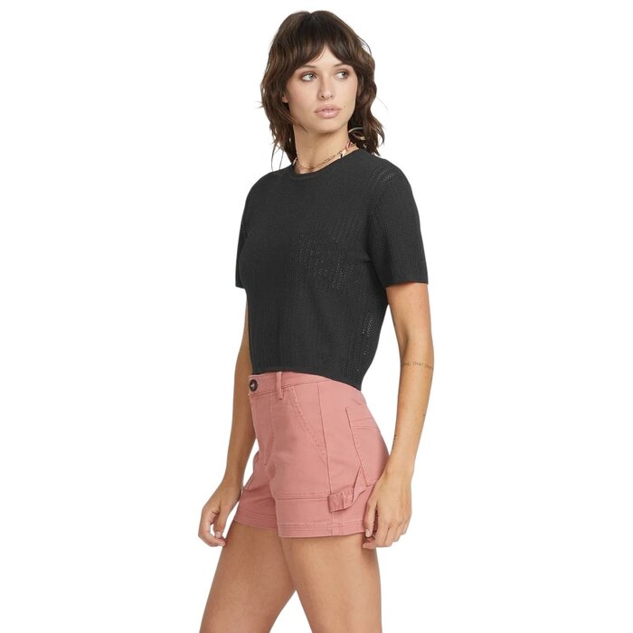 Volcom Meshy Beach S/S T-Shirt - Black