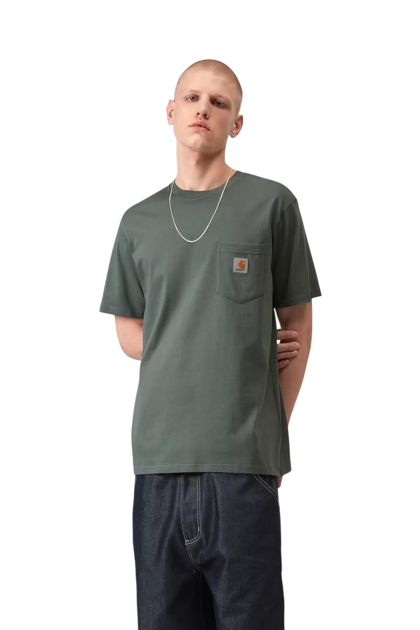 Carhartt WIP S/S Pocket T-Shirt - Velvet Green