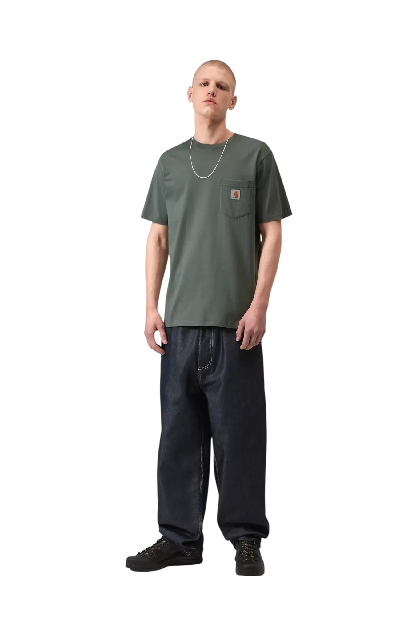 Carhartt WIP S/S Pocket T-Shirt - Velvet Green